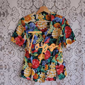 Black Red Vintage Flowers Floral Short Sleeves Mens T-Shirt