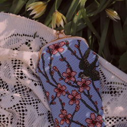 Almond Blossom and Swallow - Glasses Pouch
