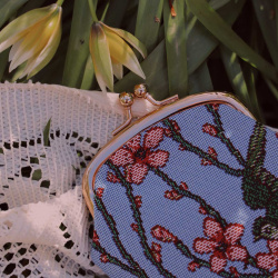 Almond Blossom and Swallow - Glasses Pouch