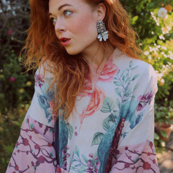 Ary White Paillettes Earrings