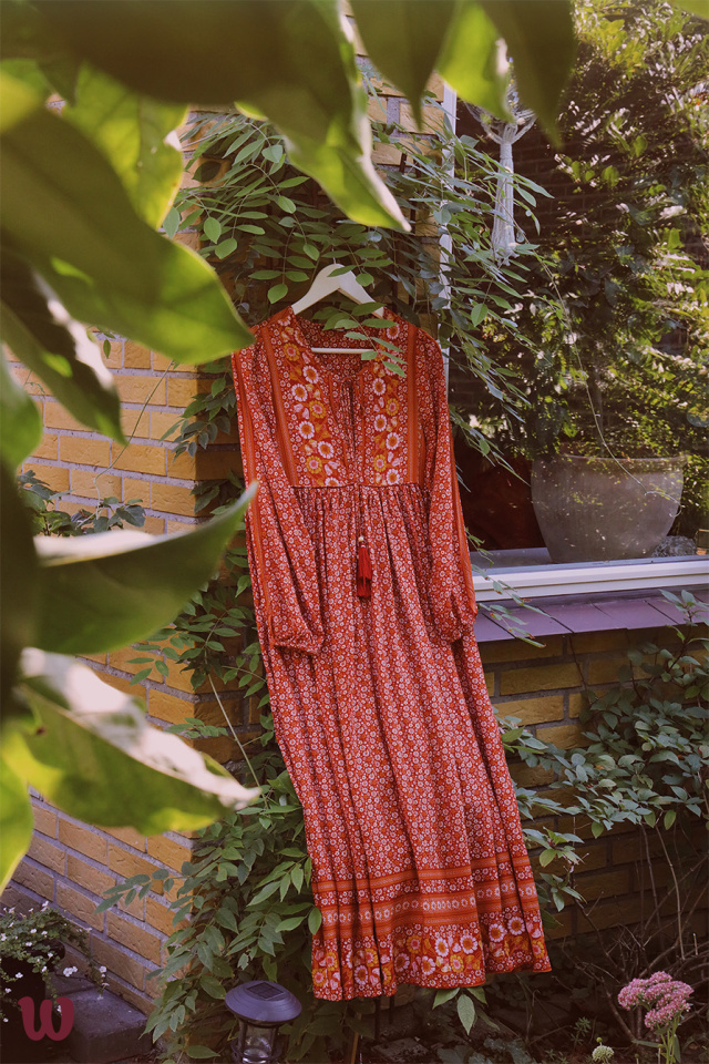 Autumn Air Marigold Boho Dress 