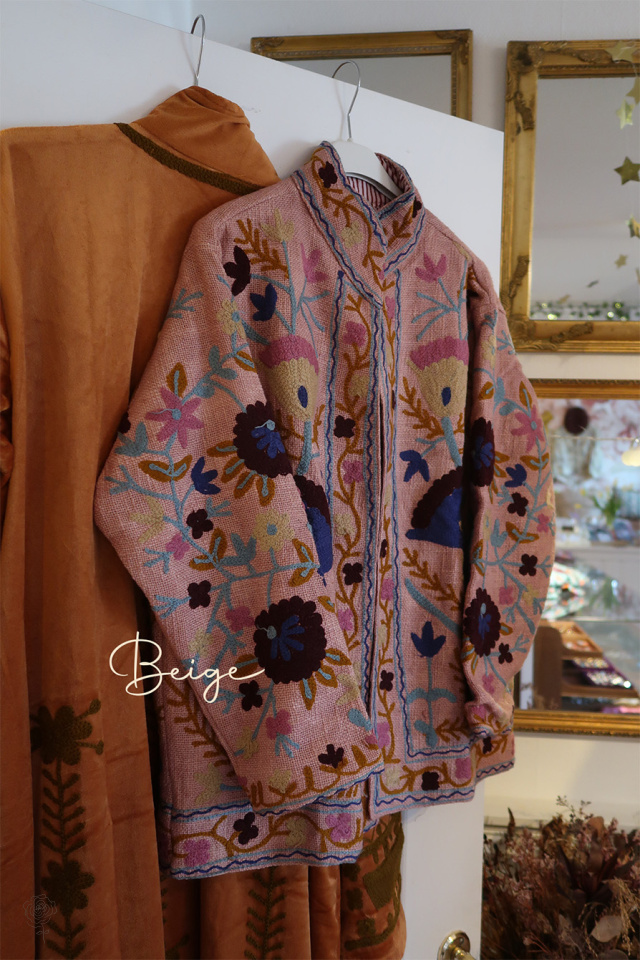 Autumn Flowers Cotton Jacket 