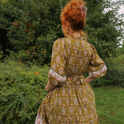 Autumn Boho Child Midi Dress 