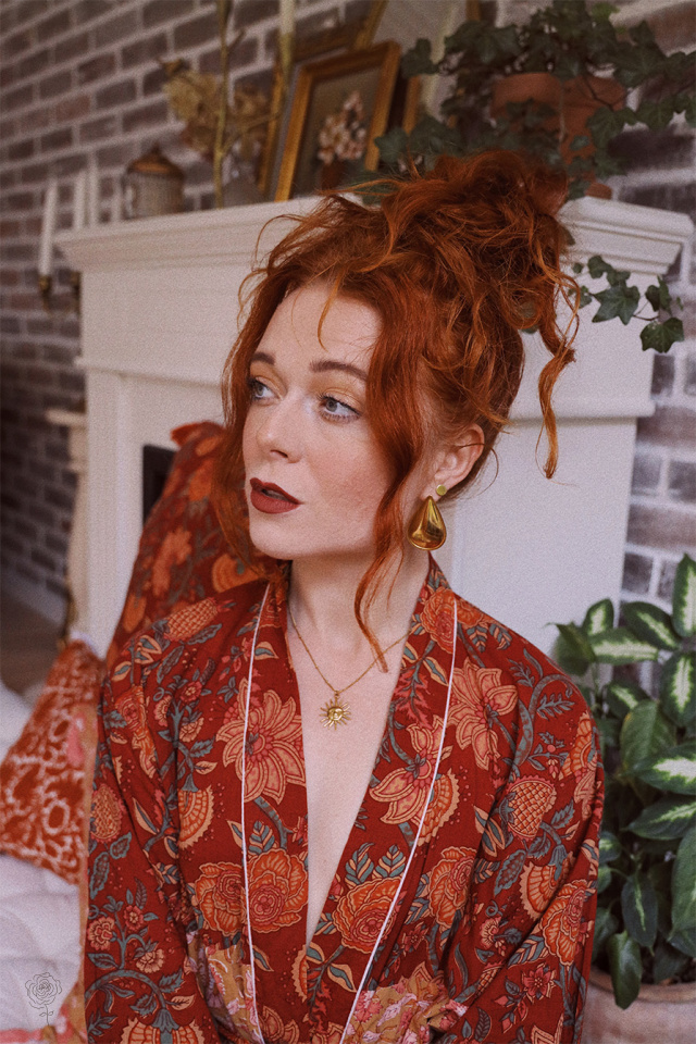 Big Golden Rain Drop Earrings 