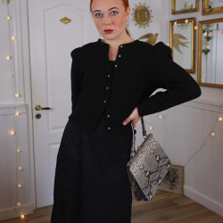 Blackbird Elegant Vintage Cardigan | S