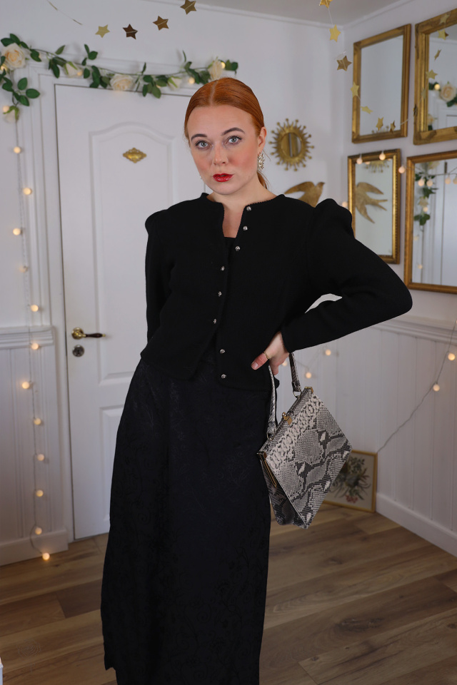 Blackbird Elegant Vintage Cardigan | S