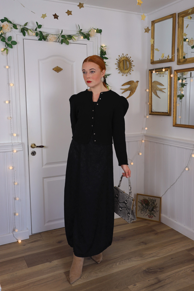 Blackbird Elegant Vintage Cardigan | S