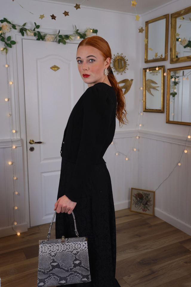 Blackbird Elegant Vintage Cardigan | S