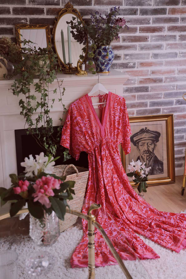 Blomea Pink Floral Onepiece 