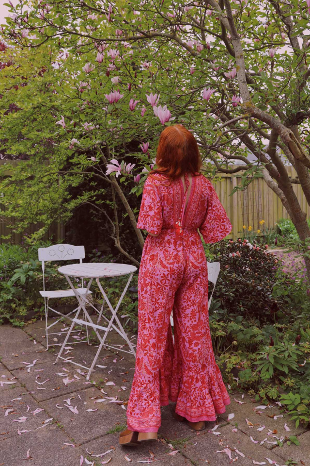 Blomea Pink Floral Onepiece 