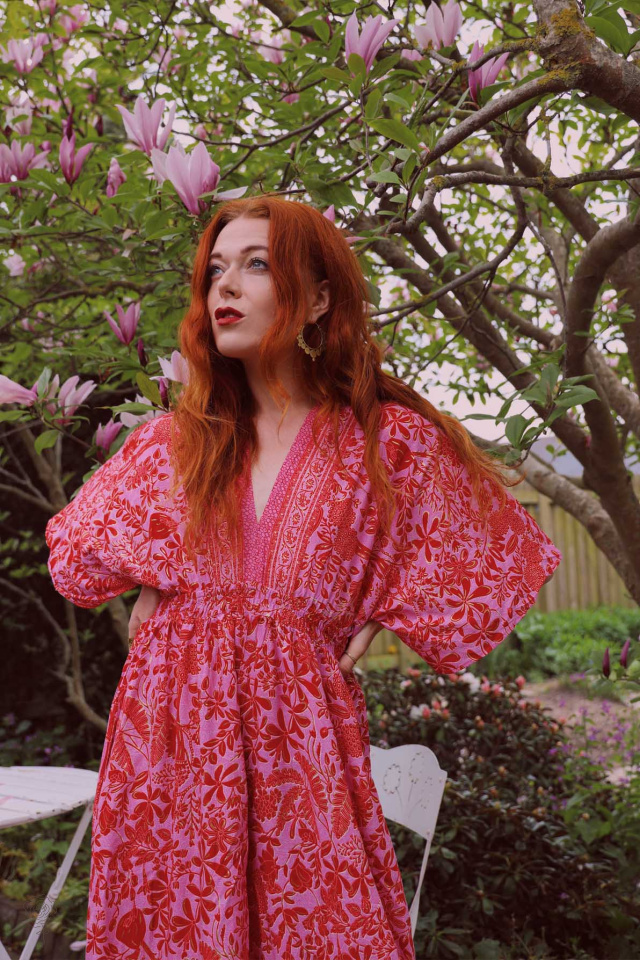 Blomea Pink Floral Onepiece 