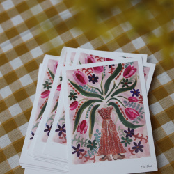 Cheerful Spring Postcard by Elise Buch