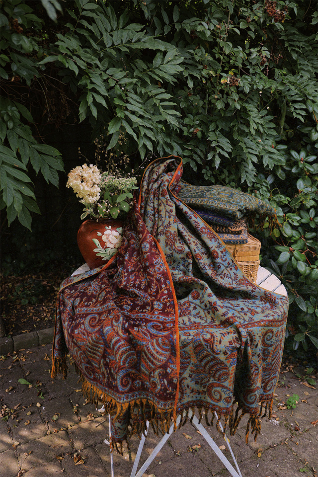 Cherish Cherry Scarf &amp; Blanket 