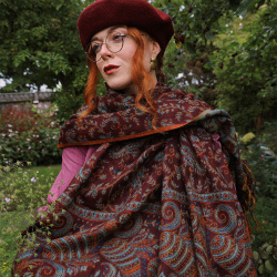 Cherish Cherry Scarf &amp; Blanket 