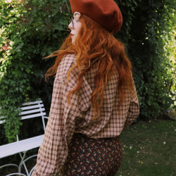 Chestnut Plaid Shirt 