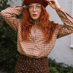 Chestnut Plaid Shirt 