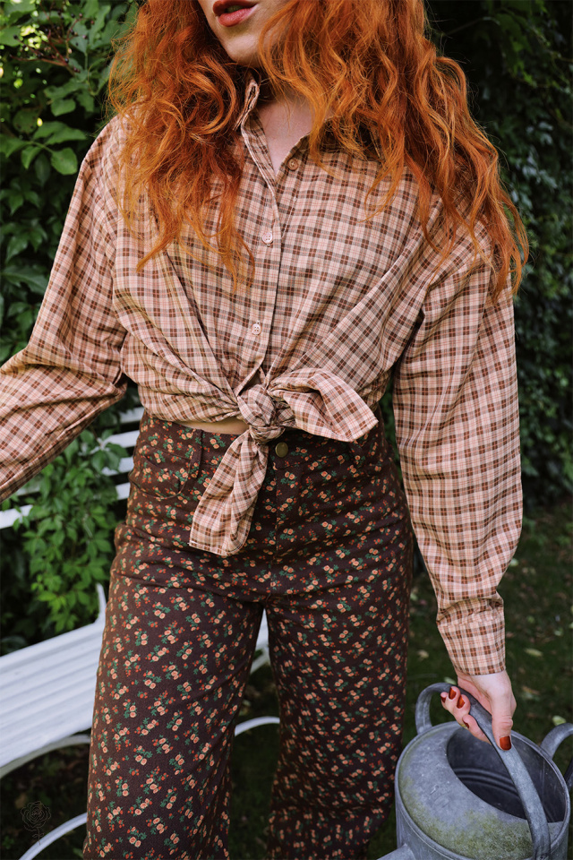 Chestnut Plaid Shirt 