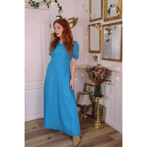 Cinderella Blue Vintage Dress | L