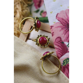 Cleorina Boho Brass Ring 