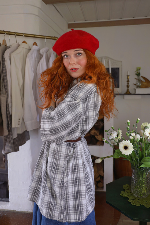 Comfy Grey Plaid Vintage Shirt | XXL