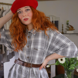 Comfy Grey Plaid Vintage Shirt | XXL