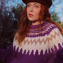 Comfy Purple Sweater 