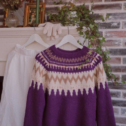 Comfy Purple Sweater 