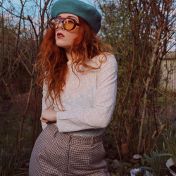 Cream Cotton Spring Blouse 