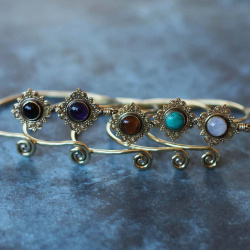 Damara Brass Bracelet - 5 Colours 