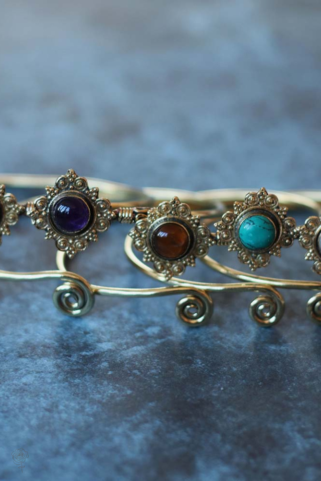 Damara Brass Bracelet - 5 Colours 