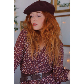 Dark Chocolate Beret 