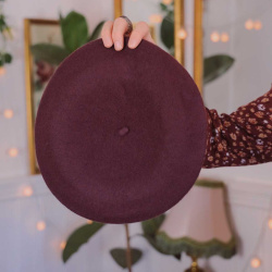 Dark Chocolate Beret 