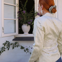Light Green Elegant Vintage Jacket | S