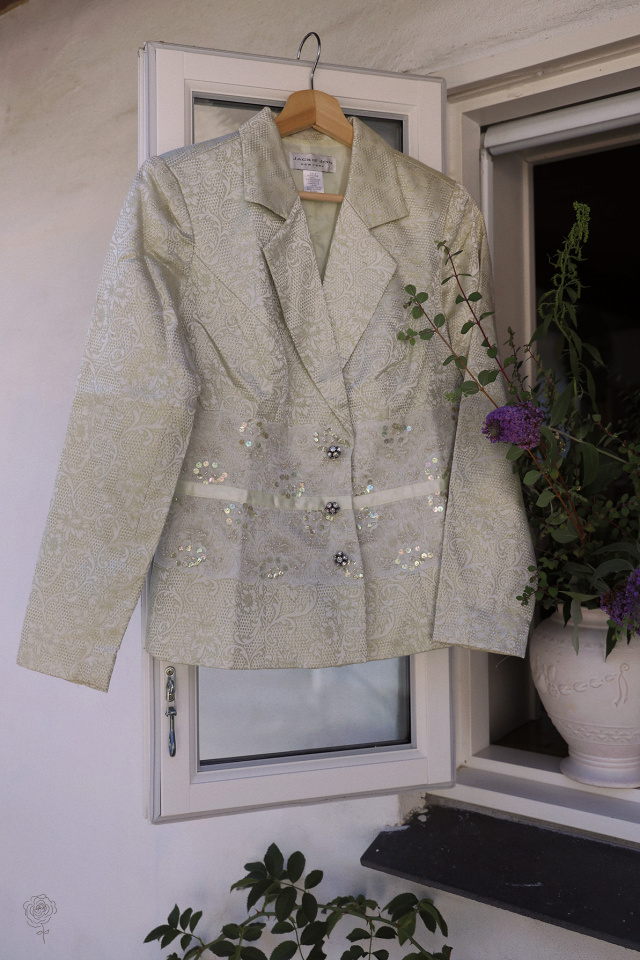 Light Green Elegant Vintage Jacket | S