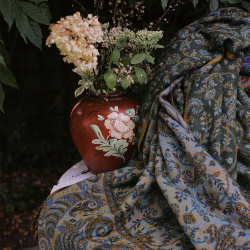 Enchanted Green Scarf &amp; Blanket 