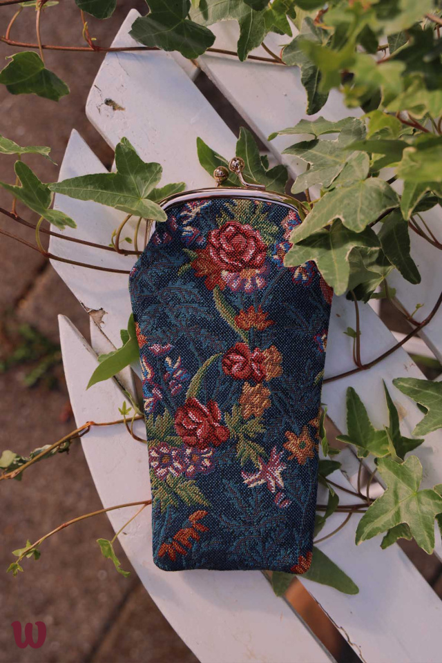 Flower Meadow Blue - Glasses Pouch