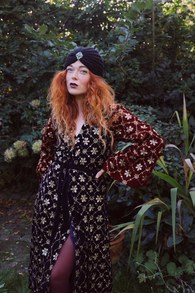 Fortune Teller Headband Green Diamond 