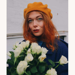 French Kiss Mustard Beret 