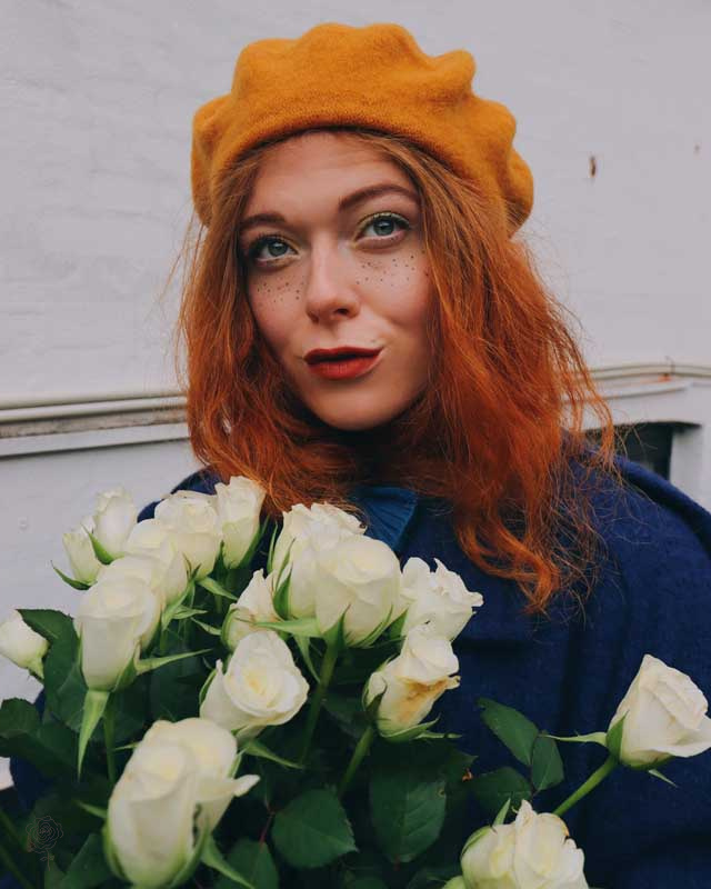 French Kiss Mustard Beret 