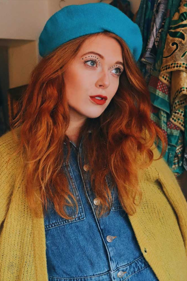 French Kiss Turquoise Beret 