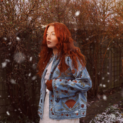 Frosty Floral Velvet Jacket | S-L