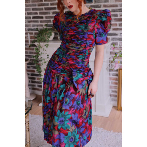 Funky 80's Vintage Dress | S