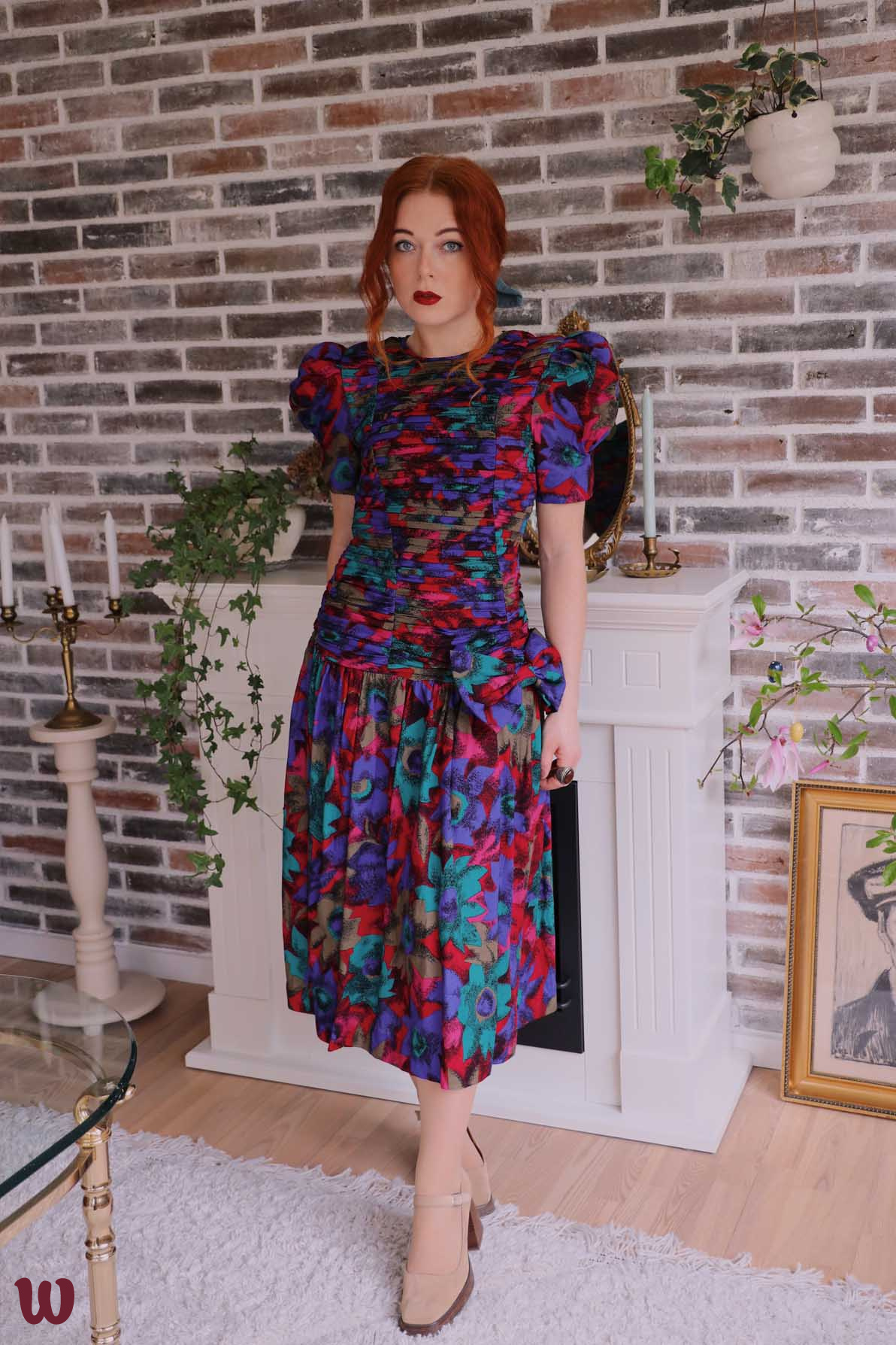 Funky 80's Vintage Dress | S - Catalog - Bohemian Wonders