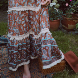 Harmony Paisley Maxi Dress 