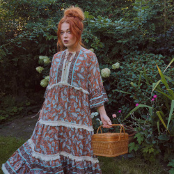 Harmony Paisley Maxi Dress 