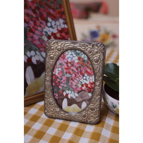 Hello April Tulips Postcard by Elise Buch