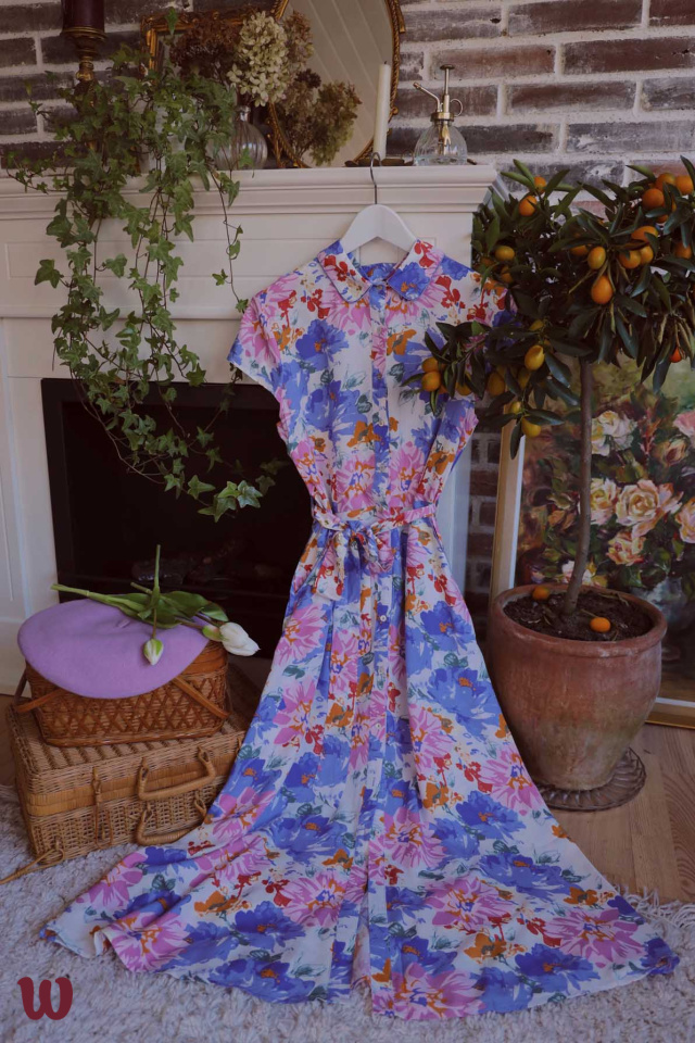 Lena Lilac Floral Maxi 