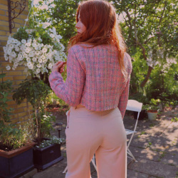 Classy Light Pink Clueless Trousers 