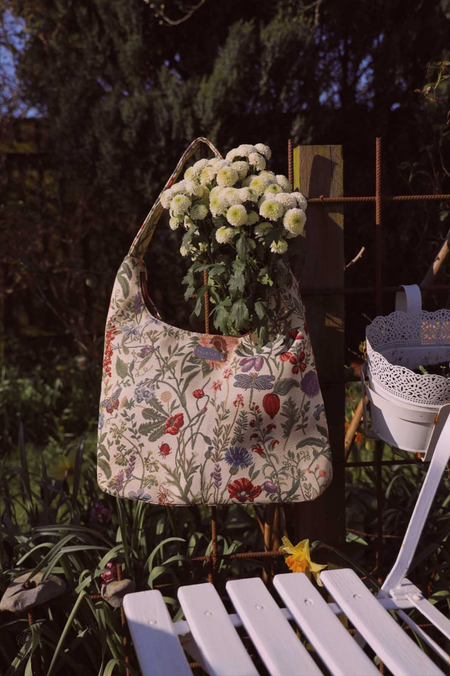 Morning Garden Hobo Bag