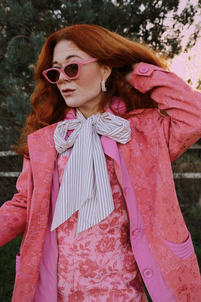 Pink Cateyes Sunglasses